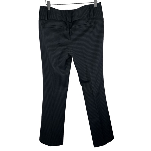 Y2K Low Rise Pinstripe Black Trouser Slacks 7 - Picture 7 of 7